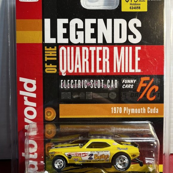 Sealed NEW Auto World 2021 Don Snake Prudhomme Legends Of Quarter Mile Slot Car - Picture 1 of 2
